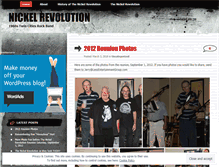 Tablet Screenshot of nickelrevolution.com